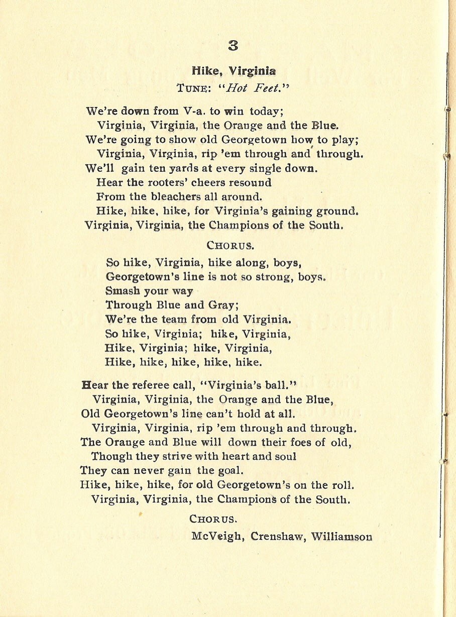 Just Another Touchdown for U.V-a., Virginia Glee Club Wiki