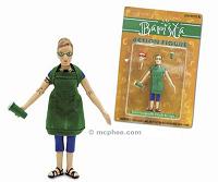 barista action figure with coffee cup accessories
