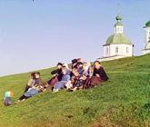 russian children on hill 1909