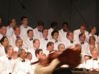 chorus on stage