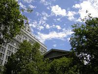 sky over pioneer square portland