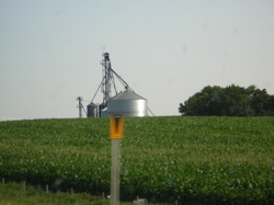 infrastructure and mile marker, minnesota