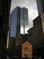 modernity in Boston's business district