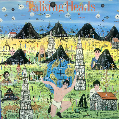 The cover of the Talking Heads <i>Little Creatures</i> album, by the Rev. Howard Finster (1916-2001).
