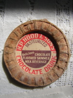 hood chocolate milk cardboard cap, fresh from the wall