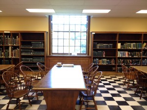 Alderman Library reference room.